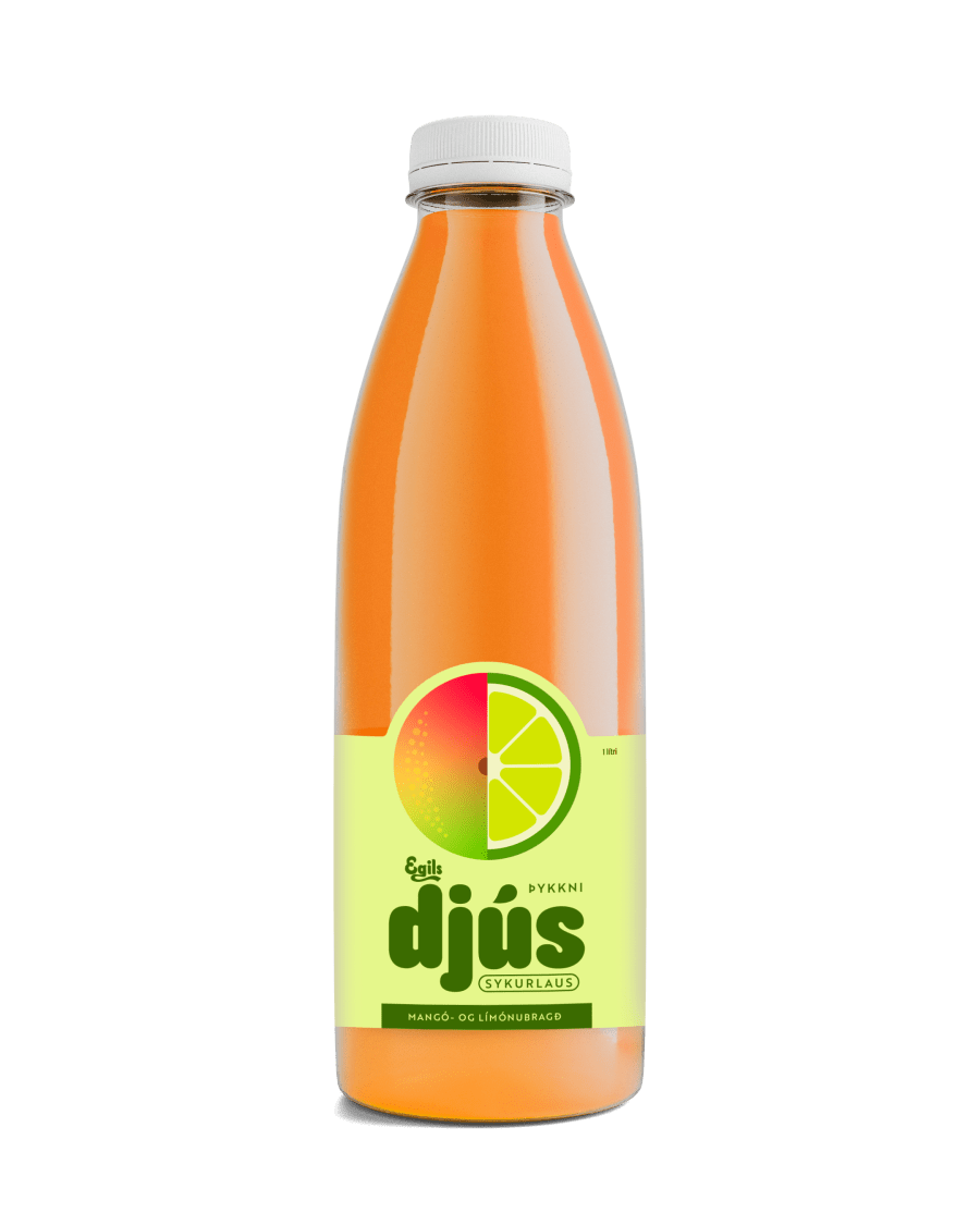 Egils Djús Mangó og límónubragð sykurlaust 1L