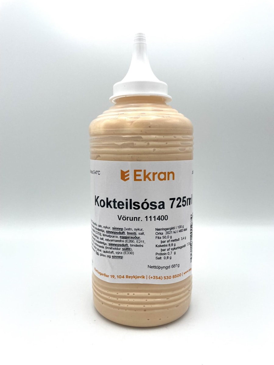 Ekran kokteilsósa 725ml (6stk/ks)