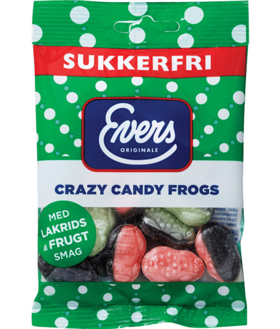 Evers sykurlausir Crazy Candy Frogs