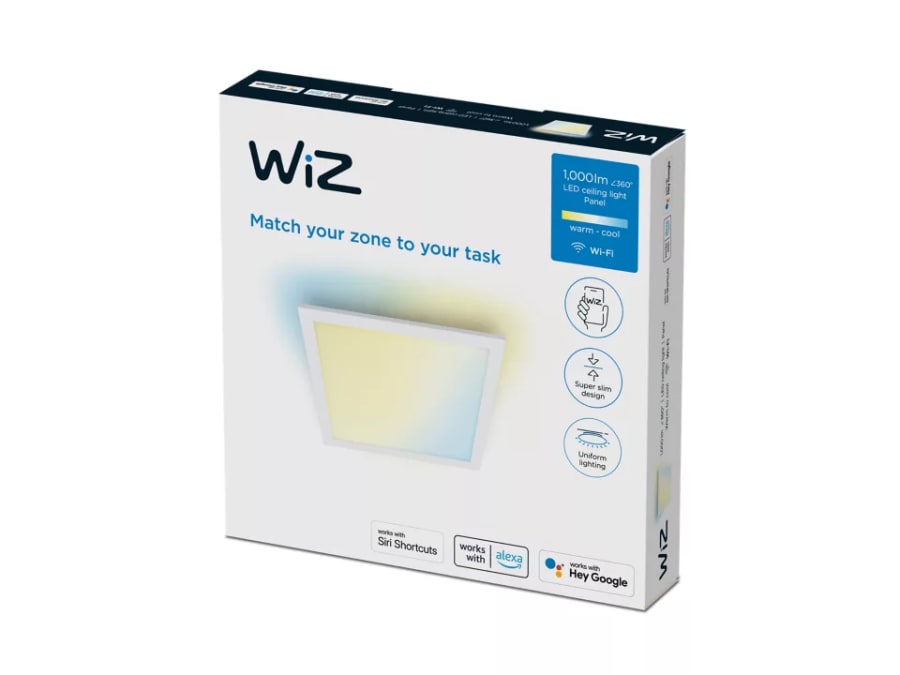 Panel WiZ Ceiling SQ 12W White 27-65K TW