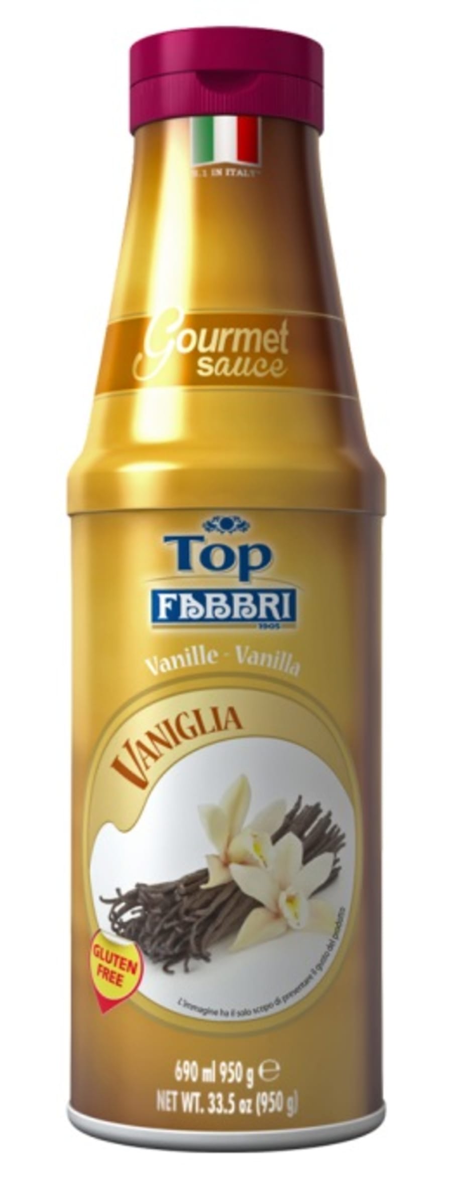 Fabbri vanillusósa 950g