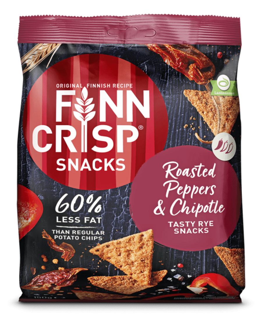 Finn Crisp Snakk m. Roasted Peppers & Chipotle 150gr