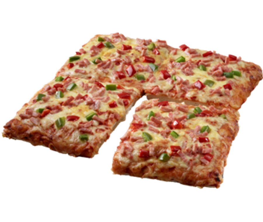 Firkant pizza Skinka 12x700g