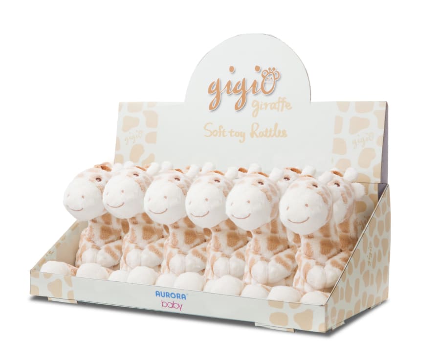 Gigi Camel-Gíraffi Hringla 21cm.Disp-12