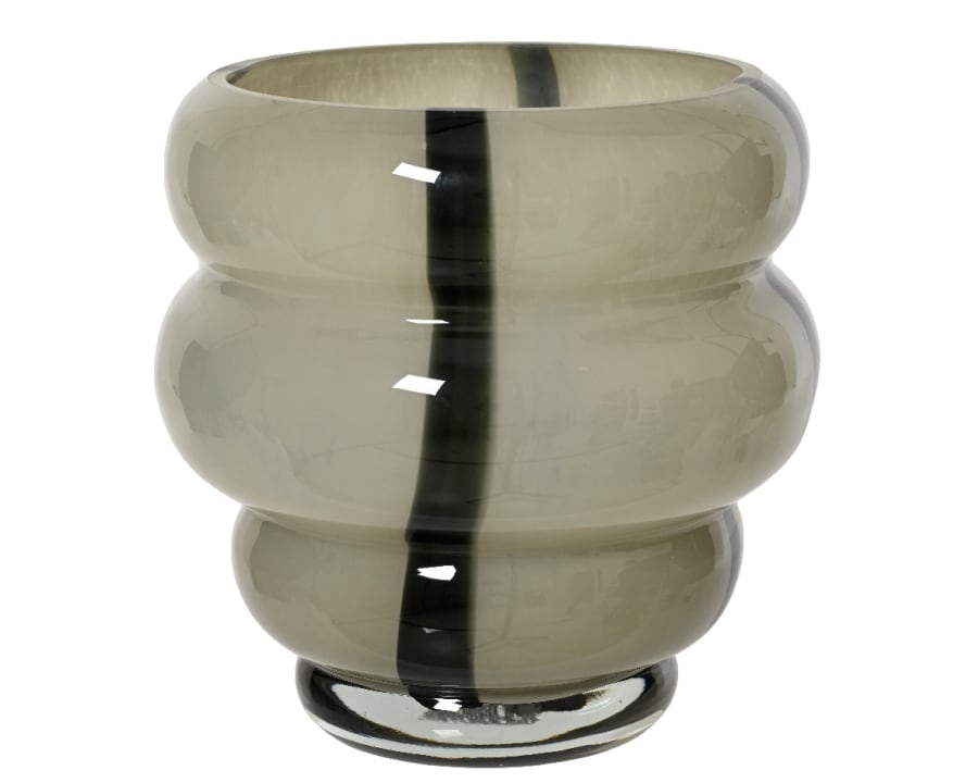 Glervasi FLAT grár/svartur 19cm. (6)