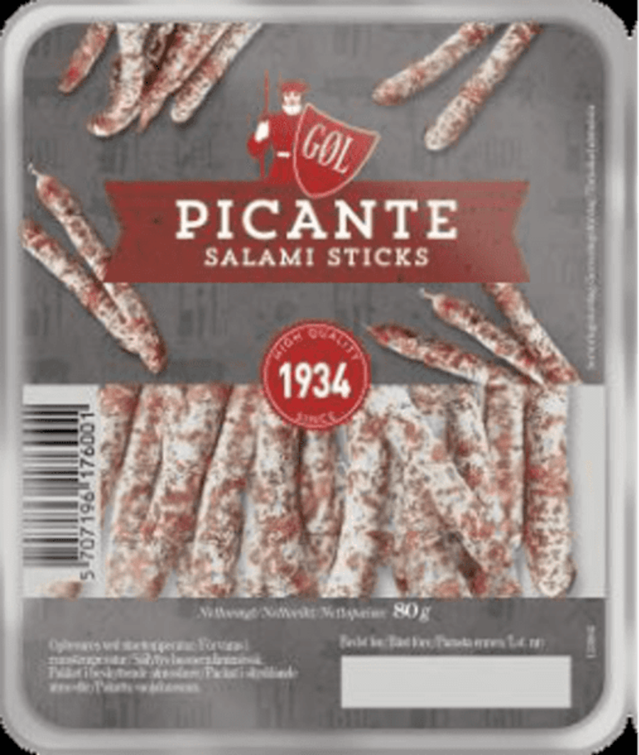 GOL Picante Salami Sticks 11x80g