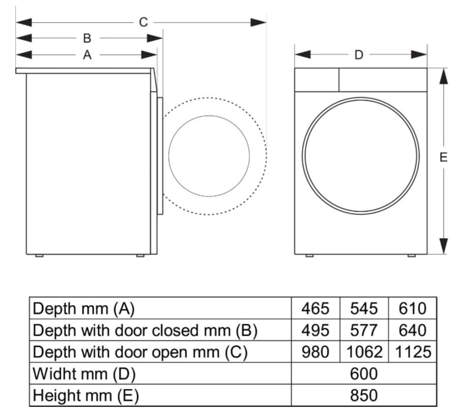 Gorenje þvottavél svört 8 kg - 1400 snúninga