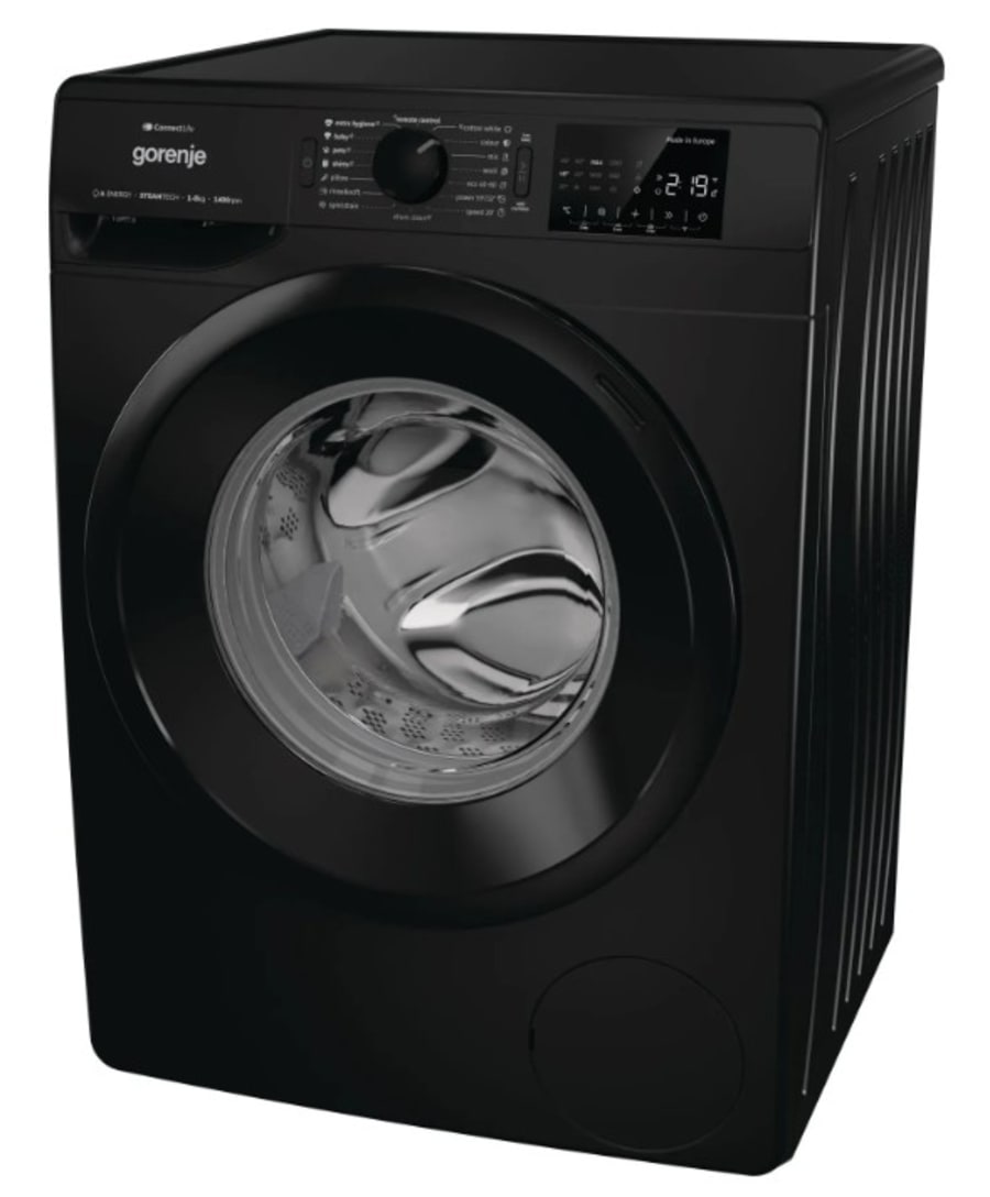 Gorenje þvottavél svört 8 kg - 1400 snúninga