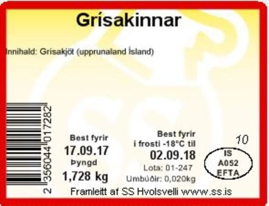 Grísakinnar lt