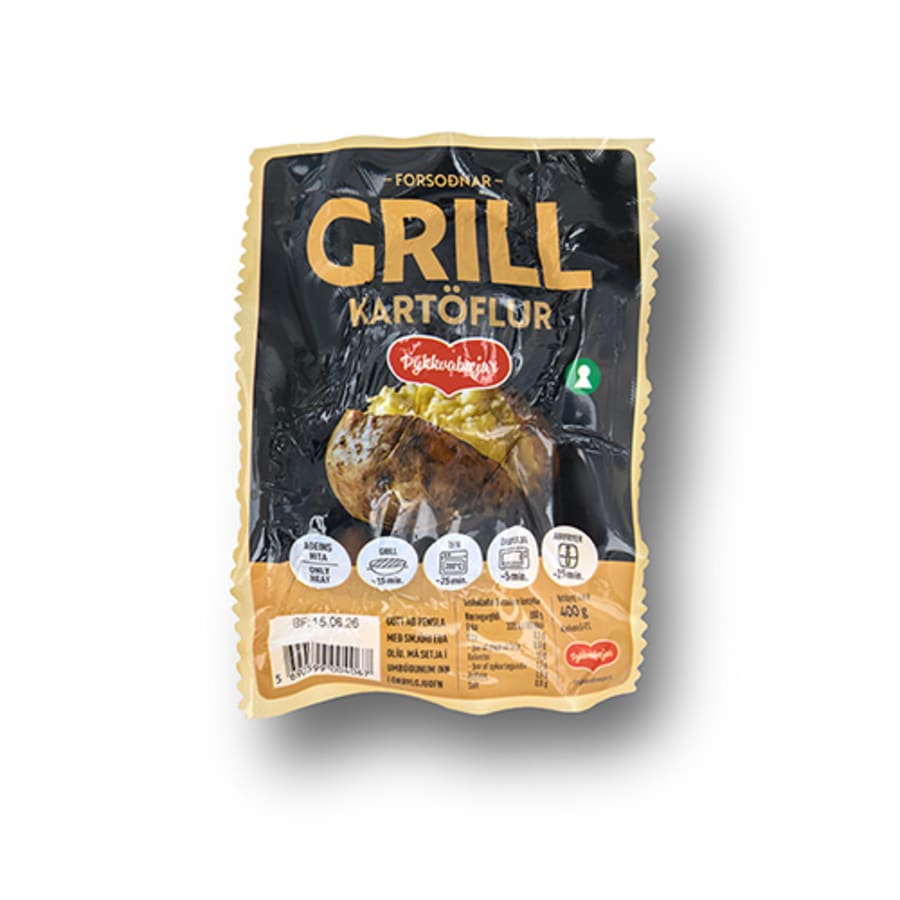 Grillkartöflur 400g / 20 í kassa - ÞYKKVABÆJAR