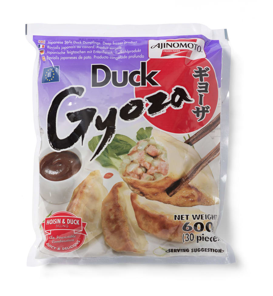 Gyoza Dumplings með önd