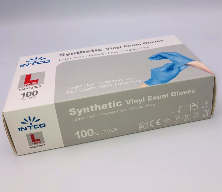Hanskar L Vitril / SYNMAX 100stk