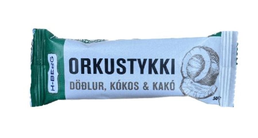 Hberg orkustykki m/döðlum og kakó 50 gr