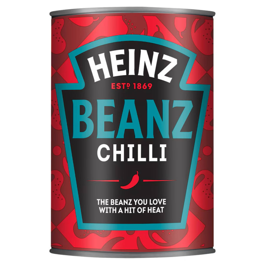 Heinz Bakaðar Baunir Fiery Chilli