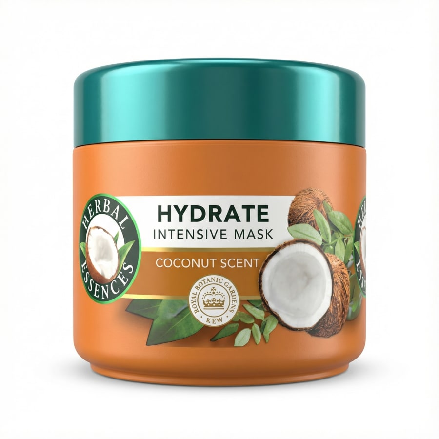 Herbal Essences Hydrate rakagefandi djúpnærandi hármaski, kókosilmur, 300 ml