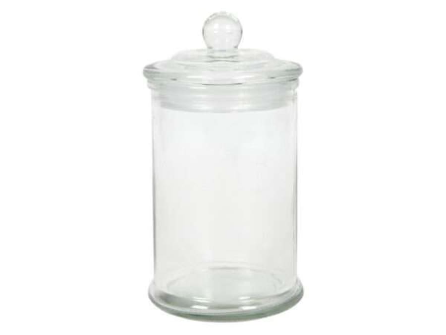 Hit Krukka gler með loki h:14,5cm ö8cm 400ml