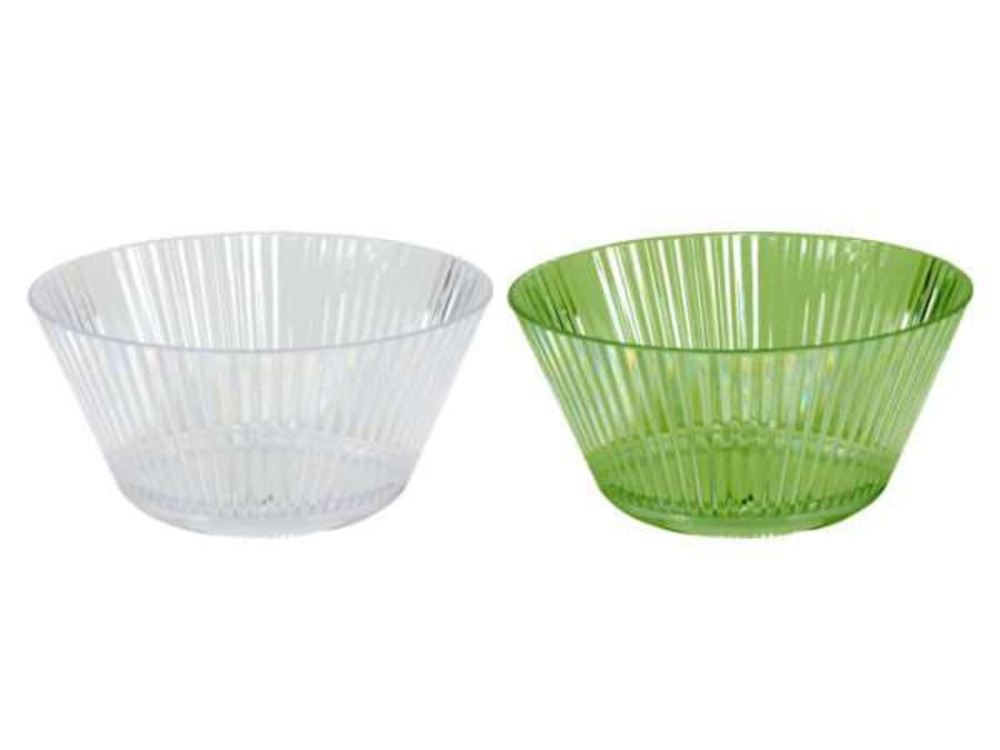 Hit Skál plast riffluð ö14cm h:6,7cm 2 mismunandi 1stk