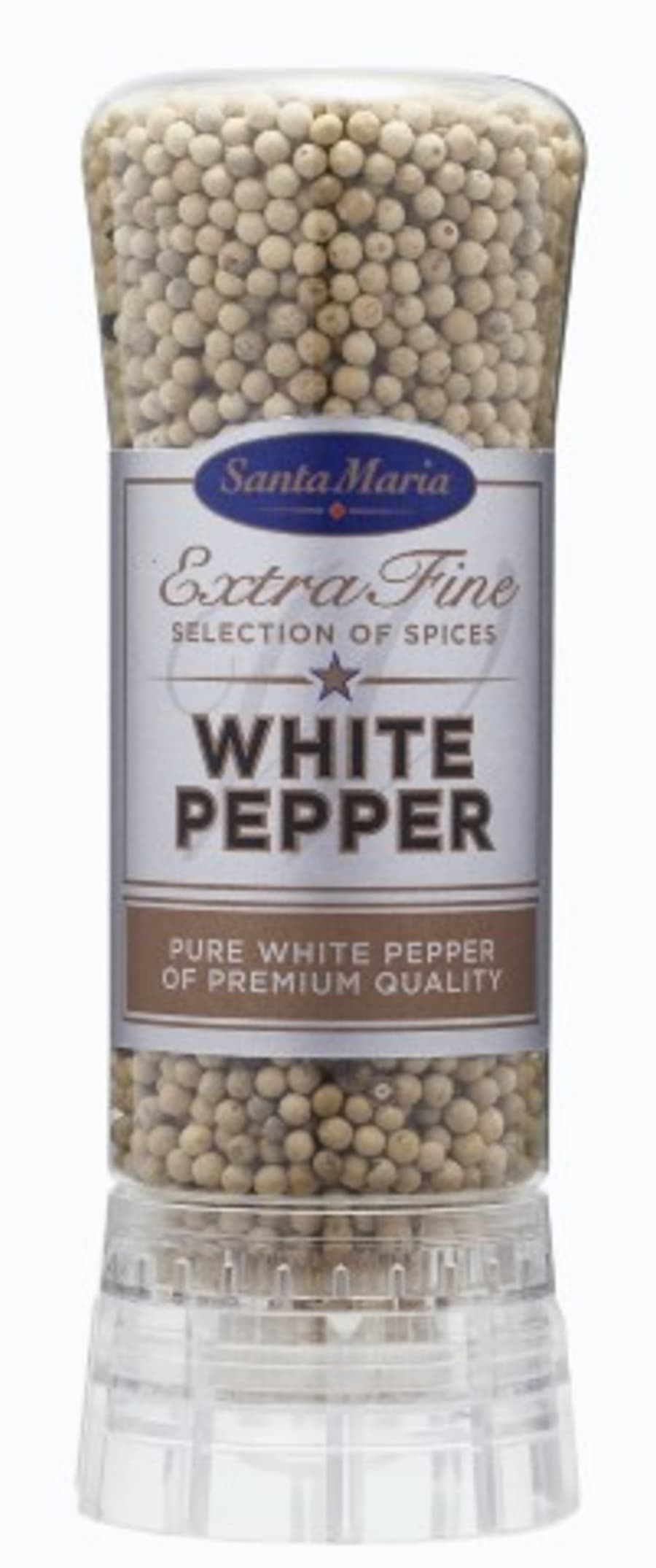 Hvítur pipar í kvörn 255g