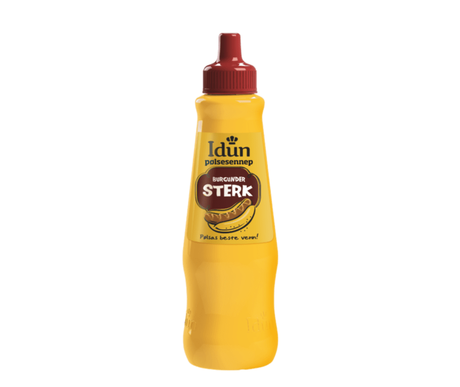 Idun sterkt sinnep 870g x6
