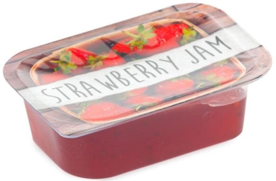 Jarðarberjasulta Skammtar