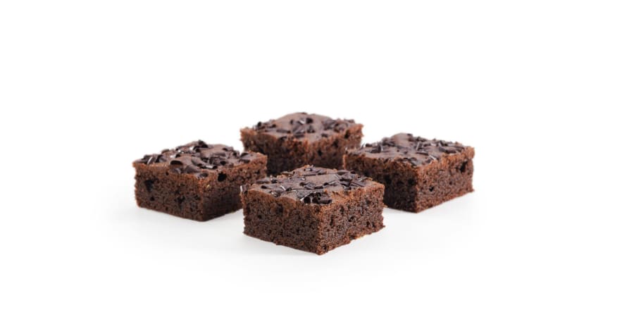 Kaka fleki súkkulað/brownie 24 sneiðar 1,4kg (3stk/ks)