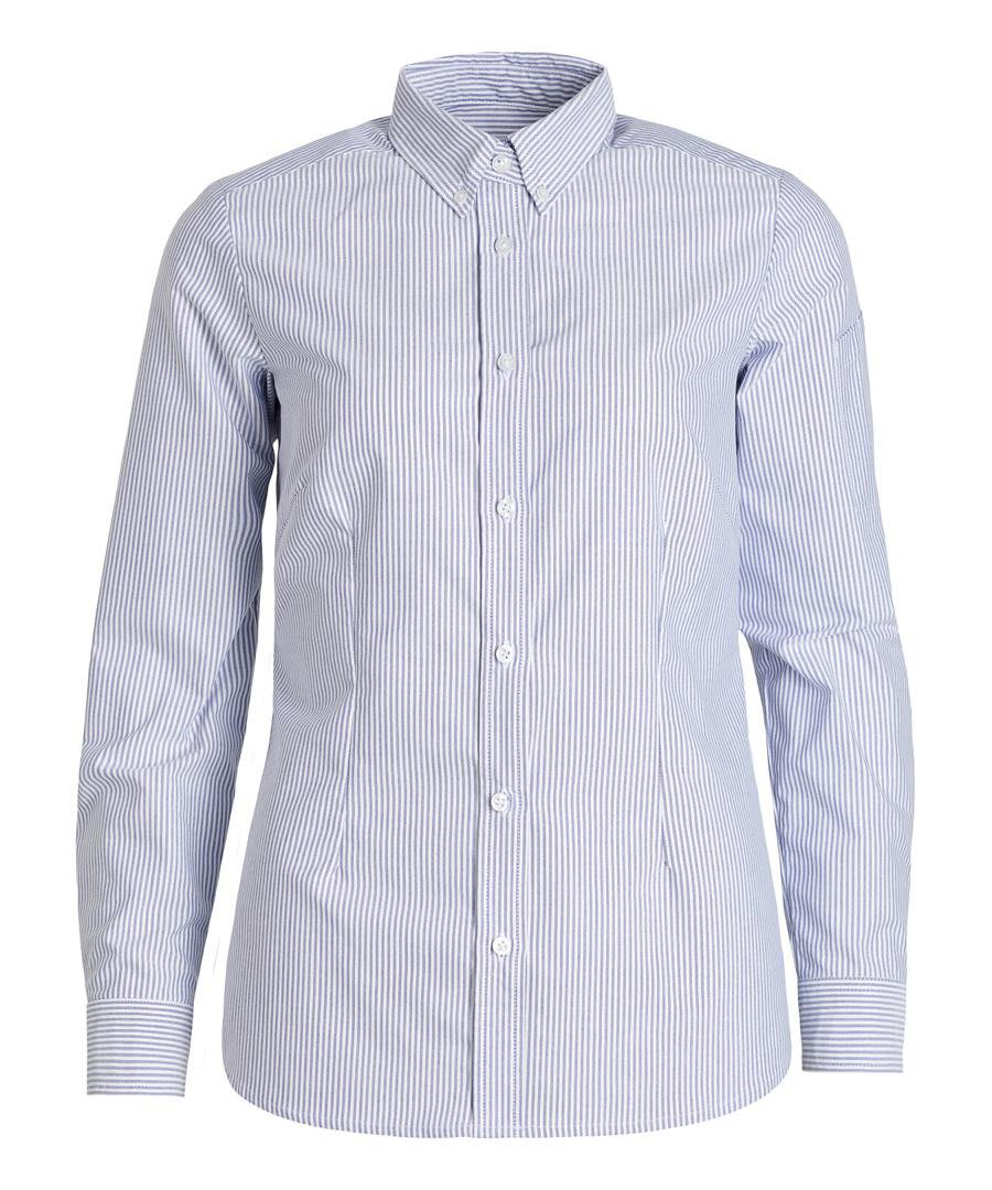 Kentaur Skyrta dömu langerma Oxford blue stripe XL