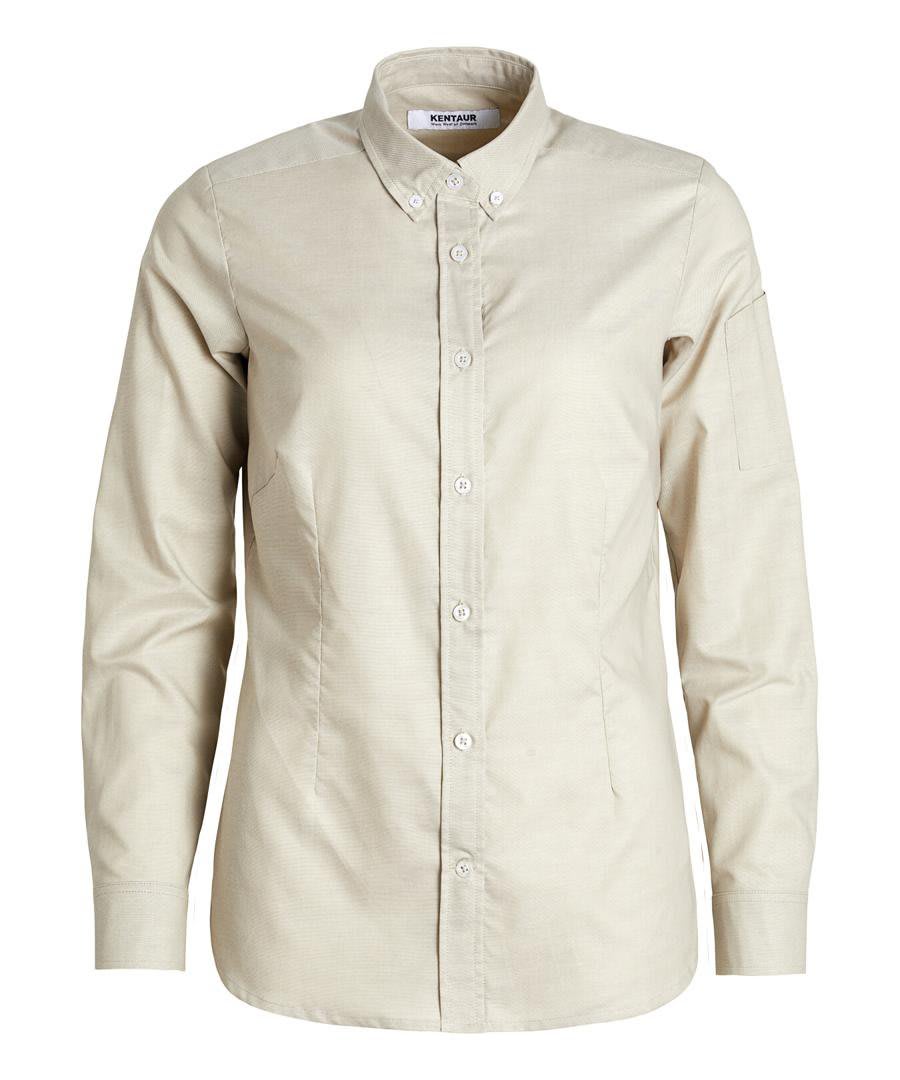 Kentaur Skyrta dömu langerma Oxford sand S