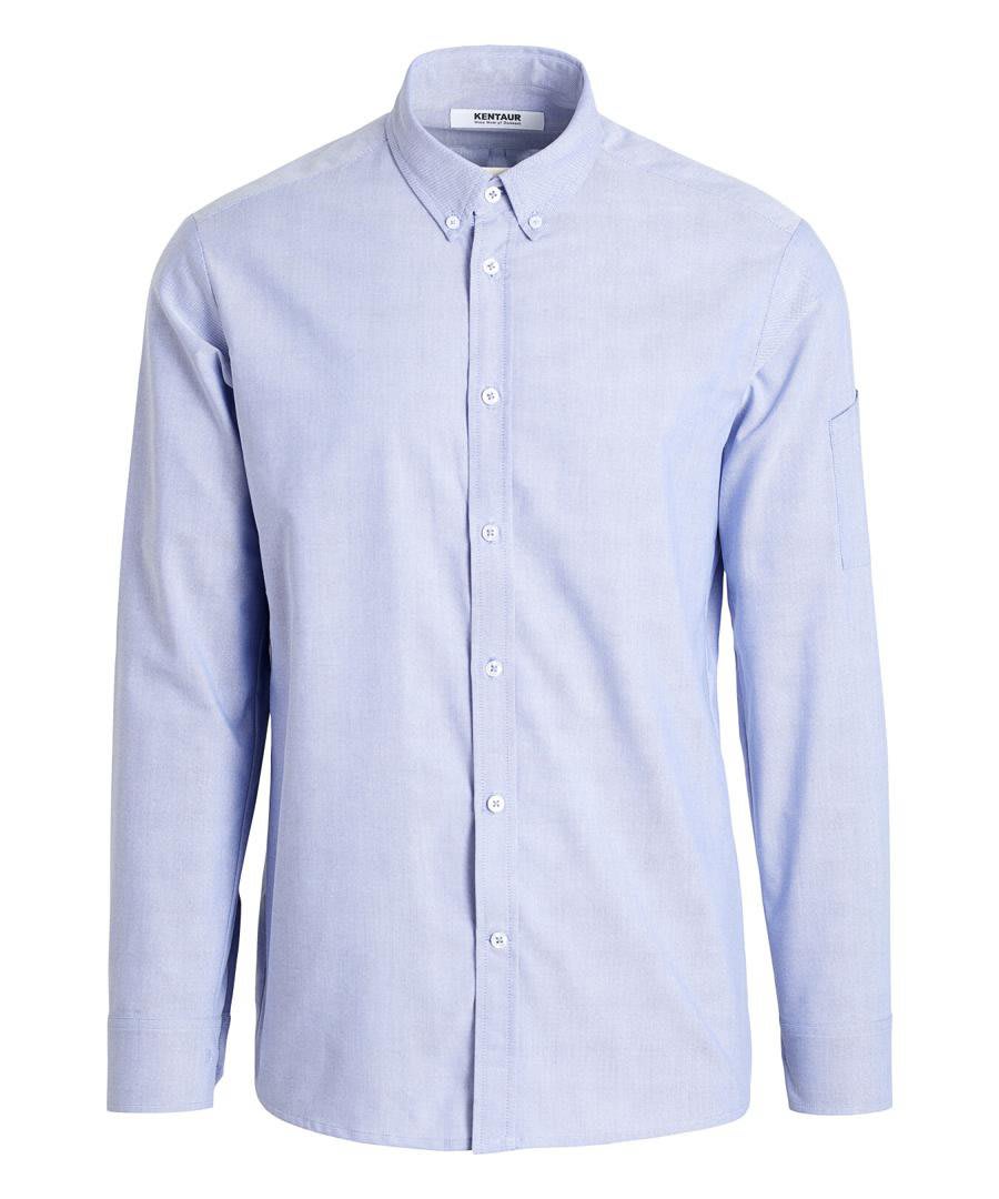 Kentaur Skyrta herra langerma Oxford blue L
