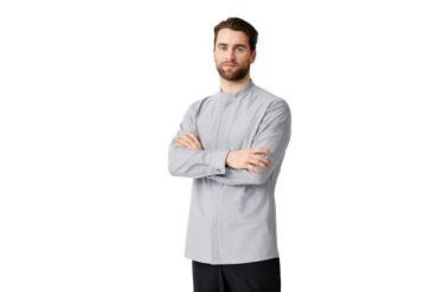 Kentaur Skyrta herra langerma Oxford grey XL