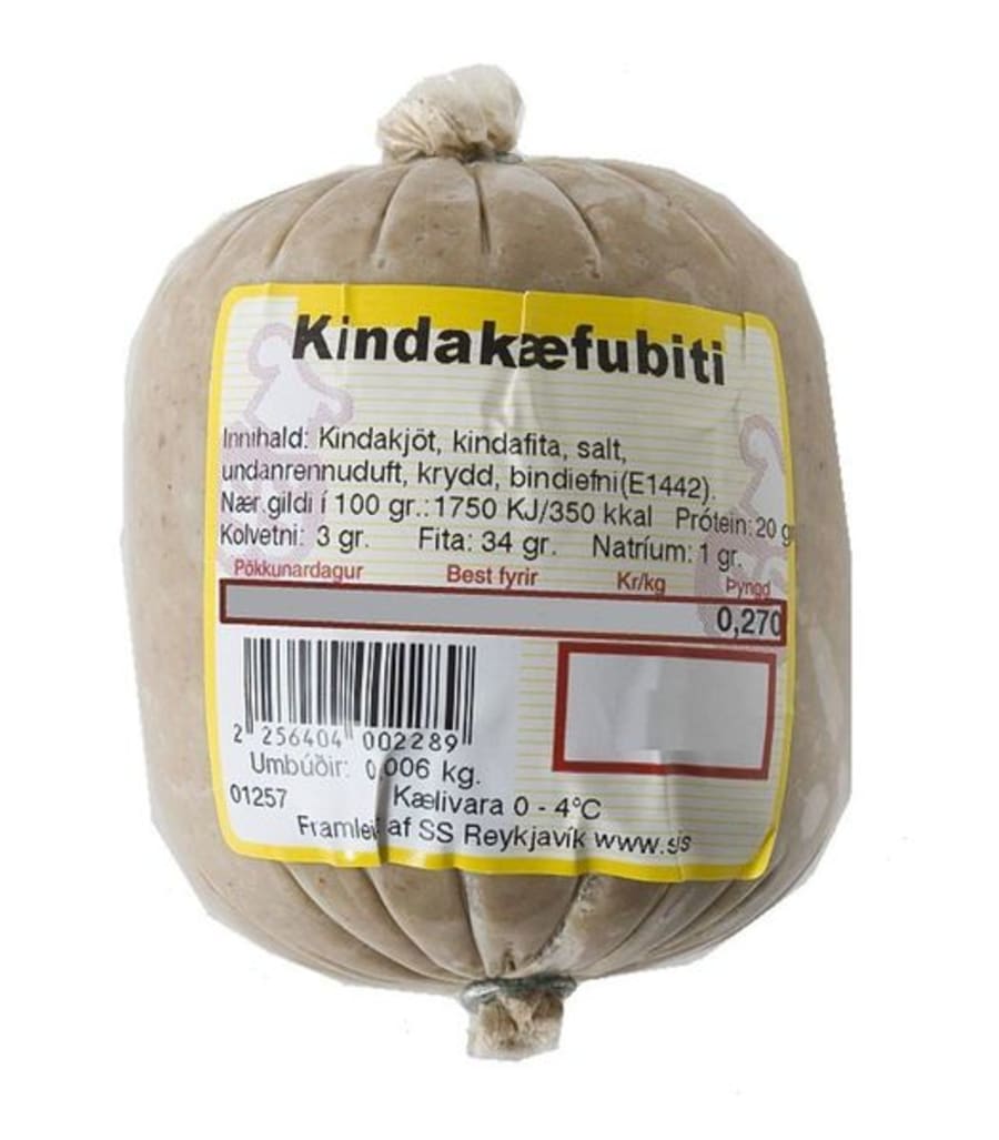 Kindakæfa bitar lt