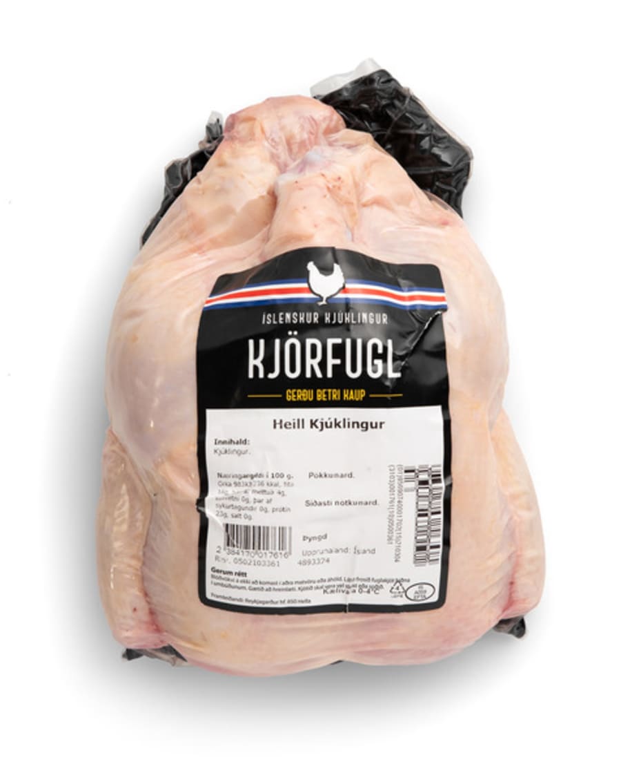 Kjörfugl ferskur heill kjúkl.