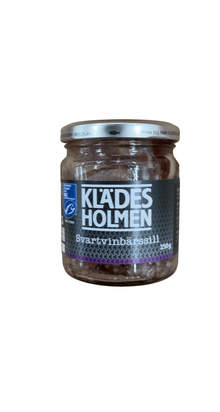 Klädesholmen Svört rifsberjasíld 250 g