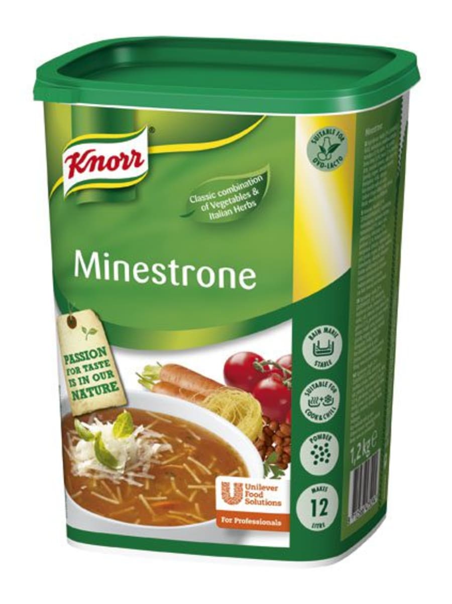 Knorr Minestronesúpa þurr 1,2kg/12ltr (3 stk/ks)