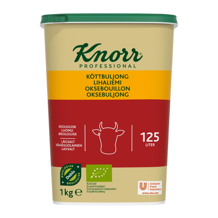 Knorr Nautakraftur þurr lífrænn 1kg (3stk/ks)