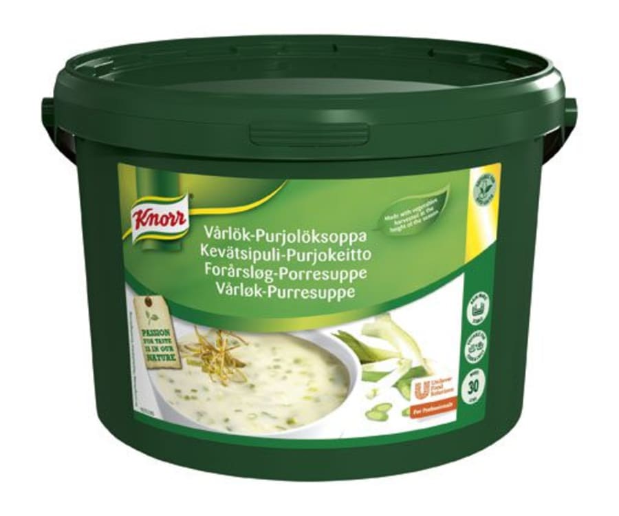 Knorr Vor- og blaðlaukssúpa þurr 3kg/30ltr