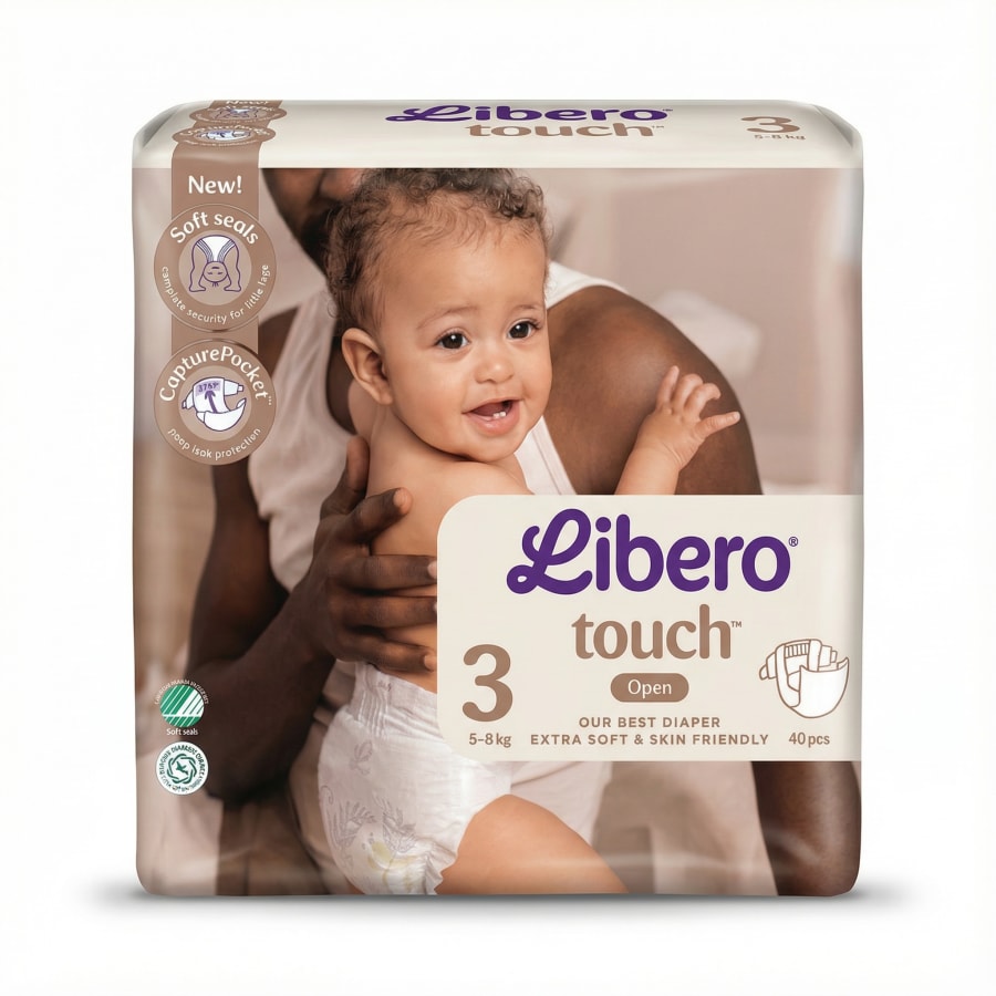 Libero Touch Open stærð 3 (5-8 kg) 40 stk
