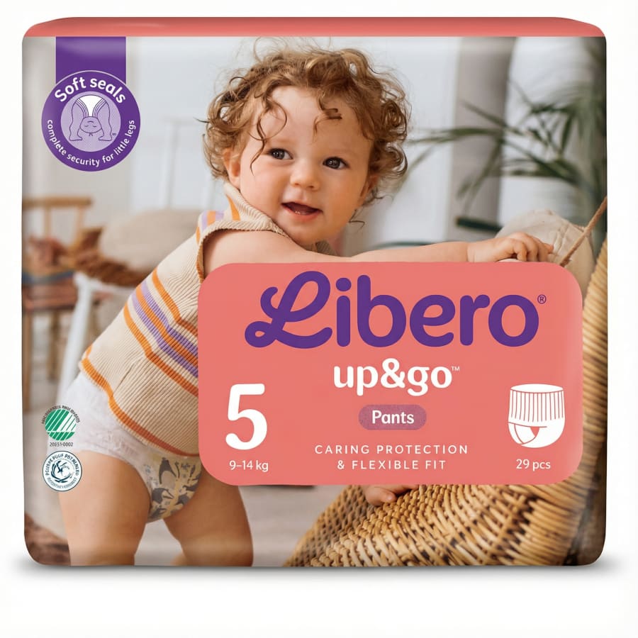 Libero Up&Go bleyjubuxur stærð 5 (9–14 kg) 29 stk