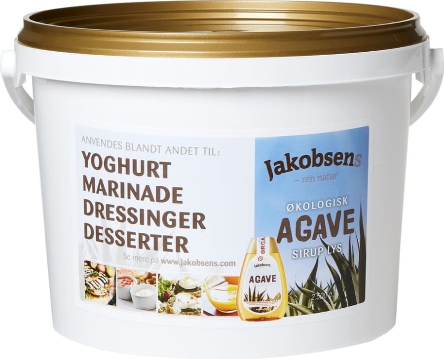 Ljóst Agave síróp Jakobsens 2,5kg