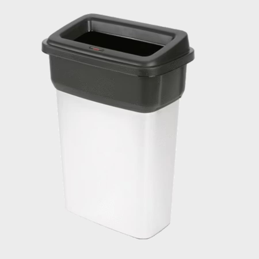 Lok á ruslatunnu/rammi á Geo ferkant svart 1stk