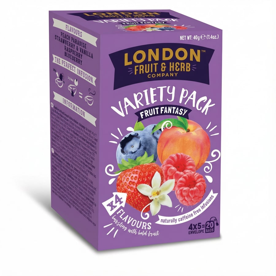 London fruit and herb veriety pack 20 stk