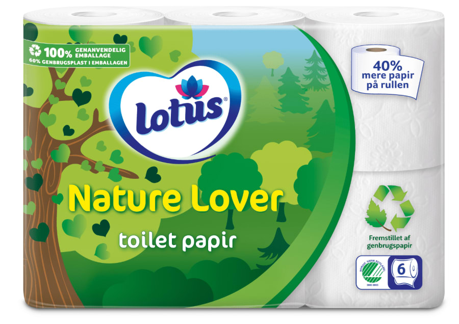 Lotus Nature Lover WC pappír 8x6stk