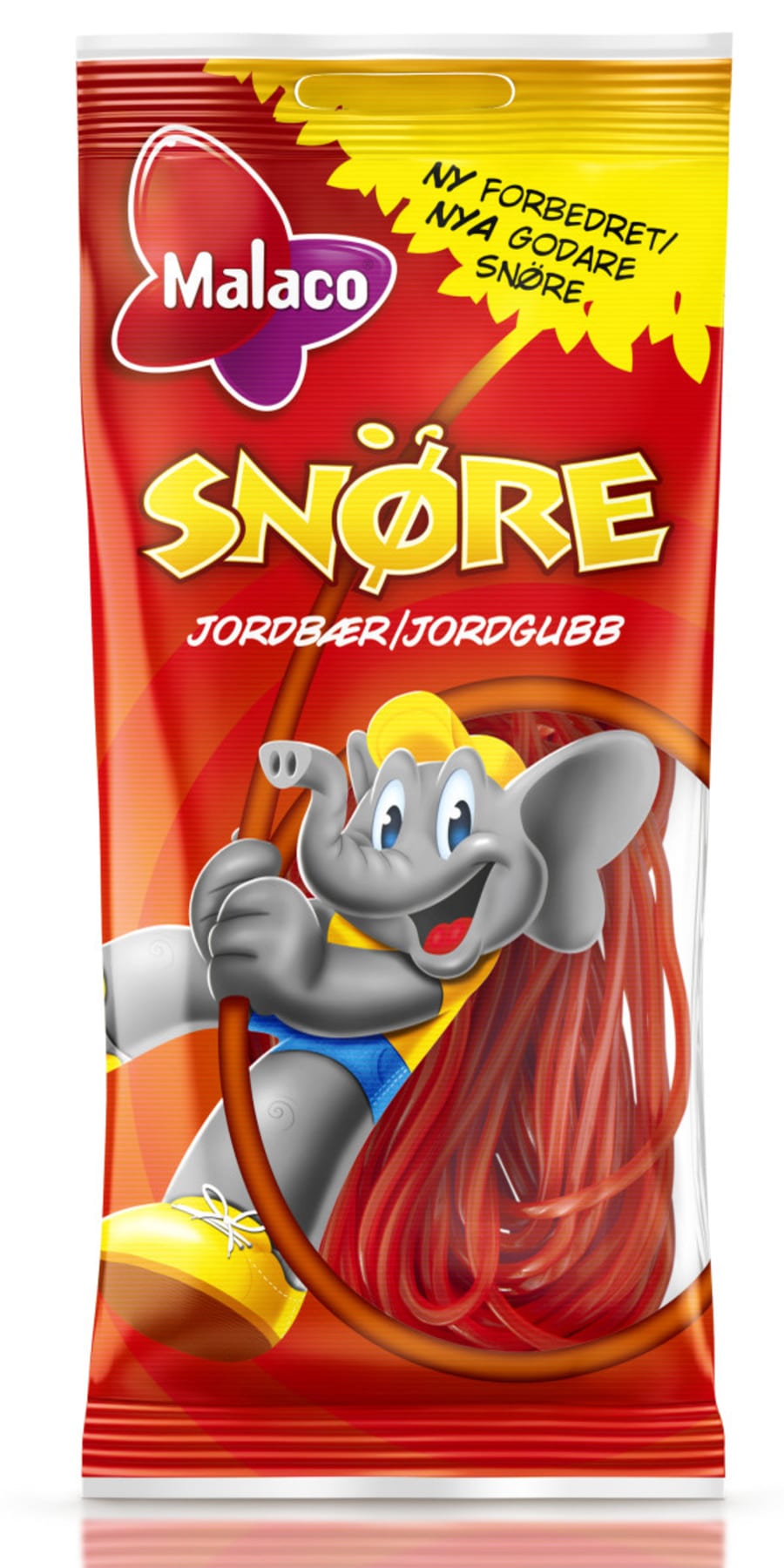 Malaco Snörur jarðarberja