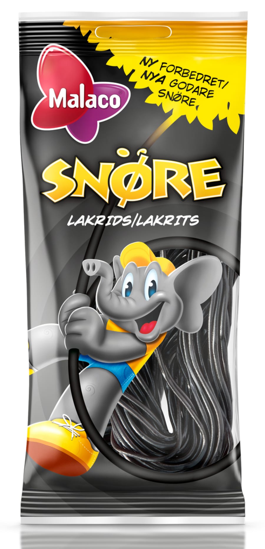 Malaco Snörur lakkrís
