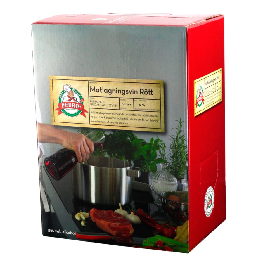 Matarvín rautt 5% 5ltr