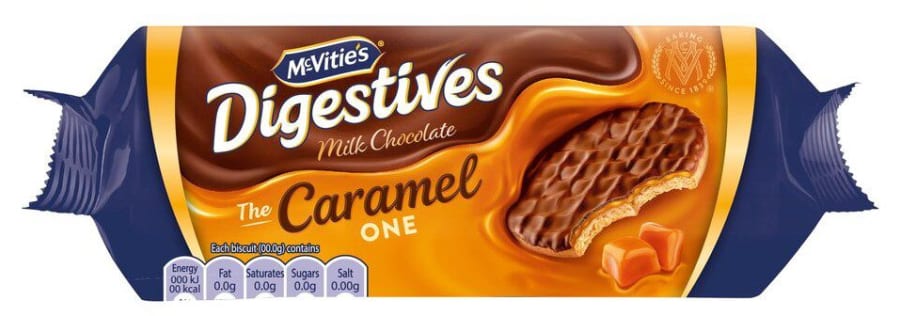 McVities Digestives Caramel Milk 12x250g