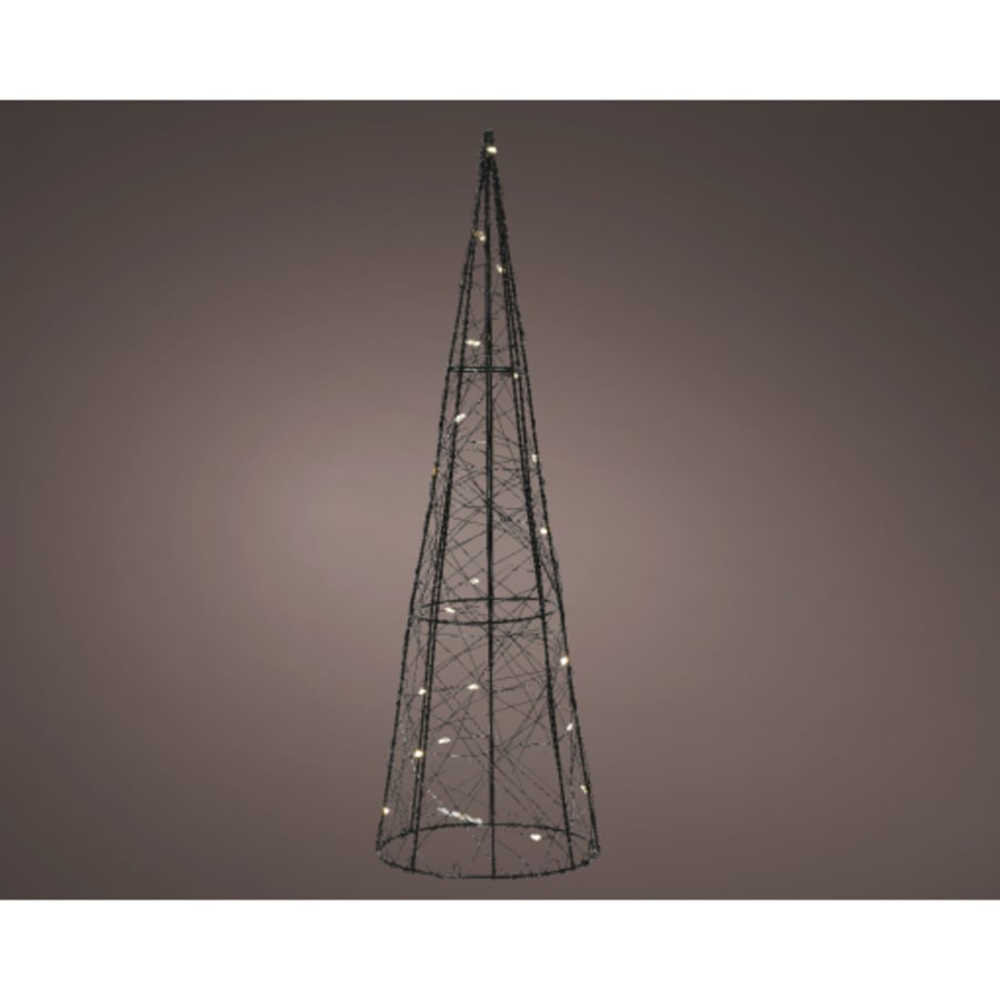 Micro-LED Jólakeila Svört 30L 60cm. (24)