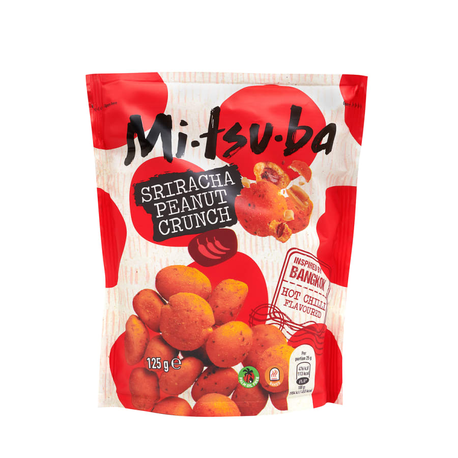 Mitsuba sriracha peanut crunch