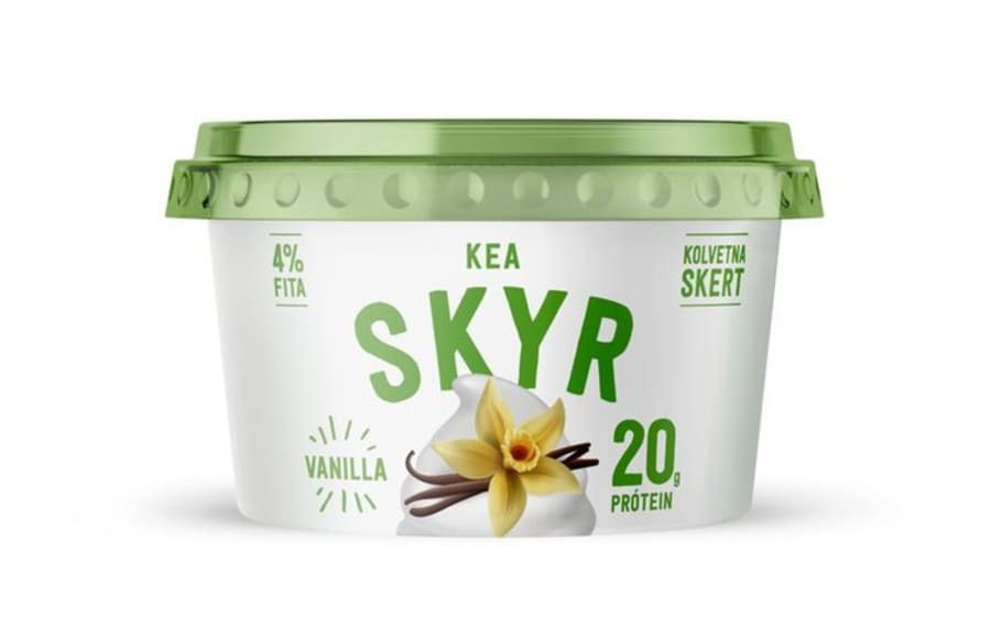 MS KEA skyr m/vanillu kolvetnaskert 6x200g