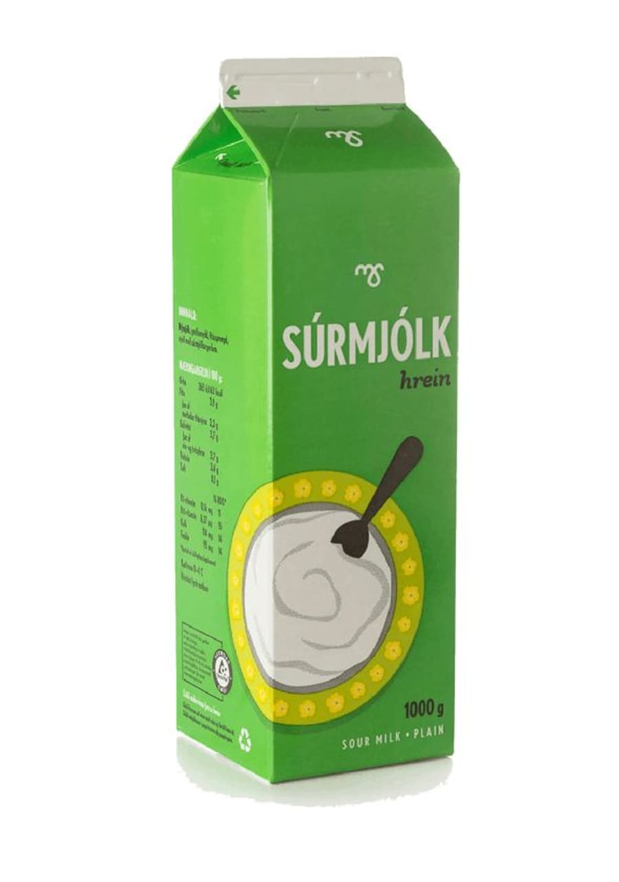 Ms súrmjólk 1 ltr