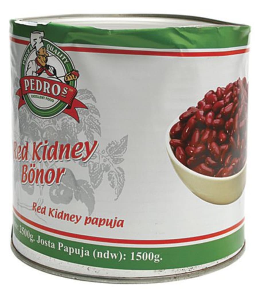 Nýrnabaunir soðnar 2,5kg (6stk/ks)